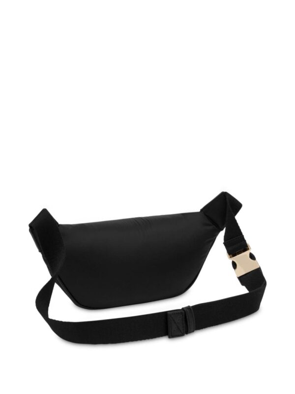 Love Moschino logo-plaque padded belt bag - Image 2