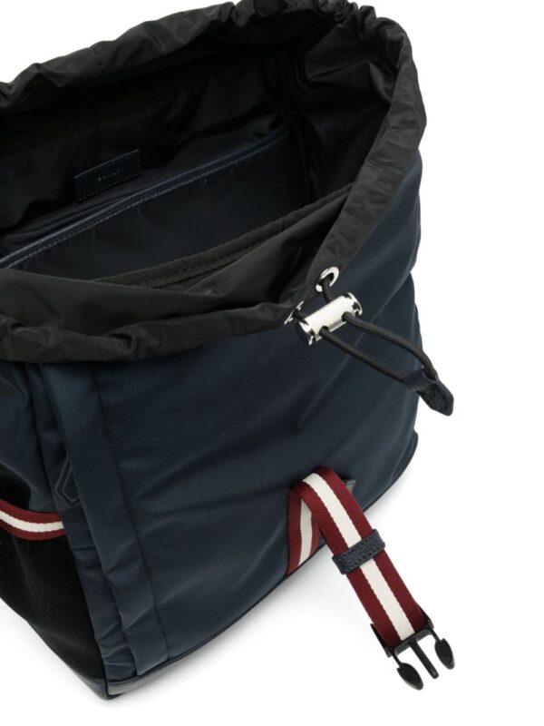 Bally stripe-detail buckled backpack - Image 4