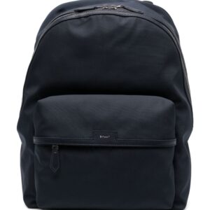Emporio Armani zip-up leather backpack