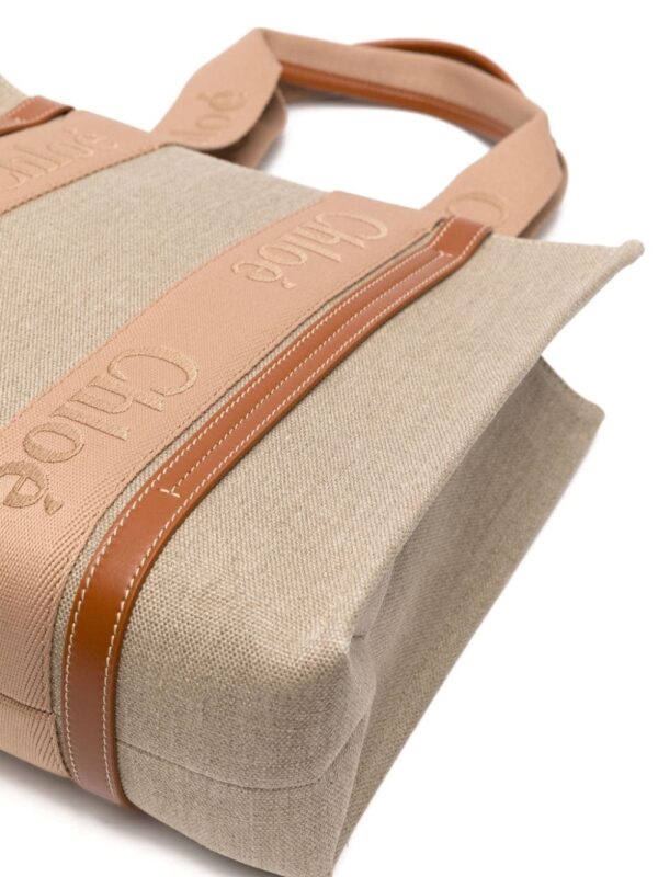 Chloé medium Woody tote bag - Image 4