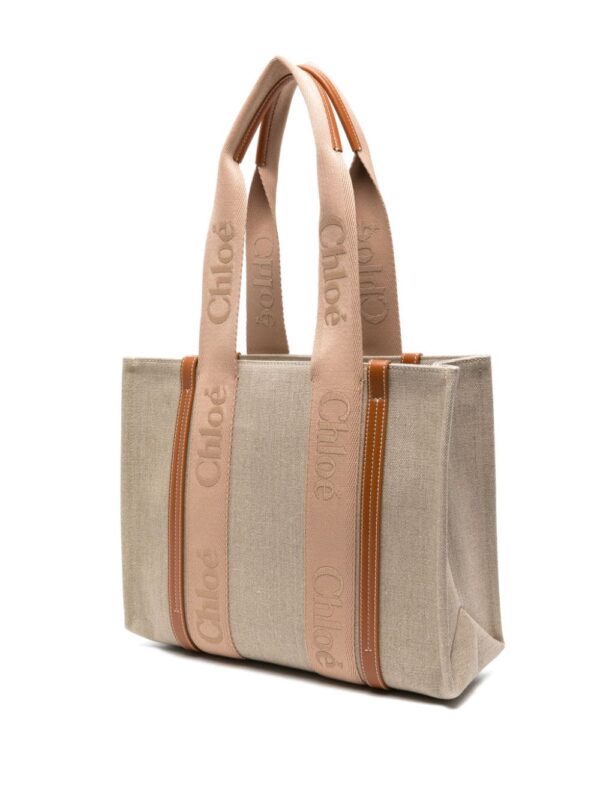 Chloé medium Woody tote bag - Image 3