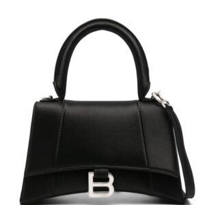 Balenciaga small Hourglass satin tote bag