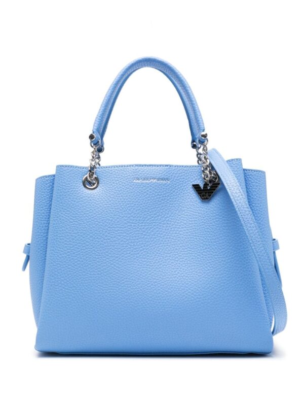 Emporio Armani logo-charm tote bag