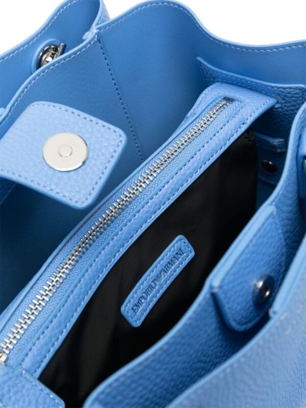 Emporio Armani logo-charm tote bag - Image 5