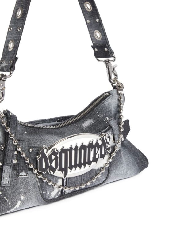 DSQUARED2 Gothic denim shoulder bag - Image 4