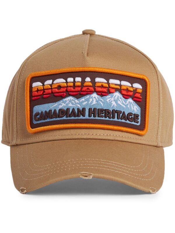 DSQUARED2 logo-appliqué baseball cap