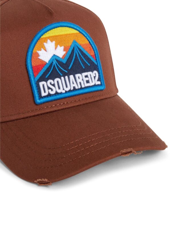 DSQUARED2 logo-appliqué baseball cap - Image 3
