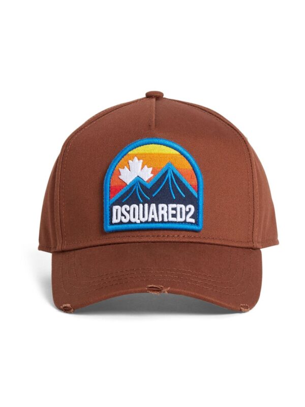 DSQUARED2 logo-appliqué baseball cap