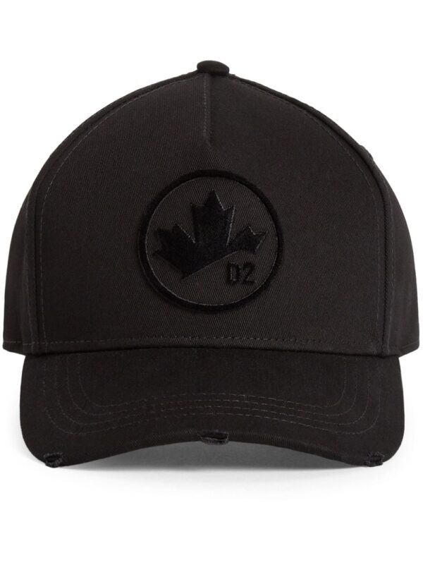DSQUARED2 Maple leaf-appliqué baseball cap