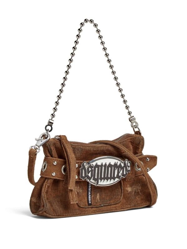 DSQUARED2 Gothic corduroy clutch bag - Image 3