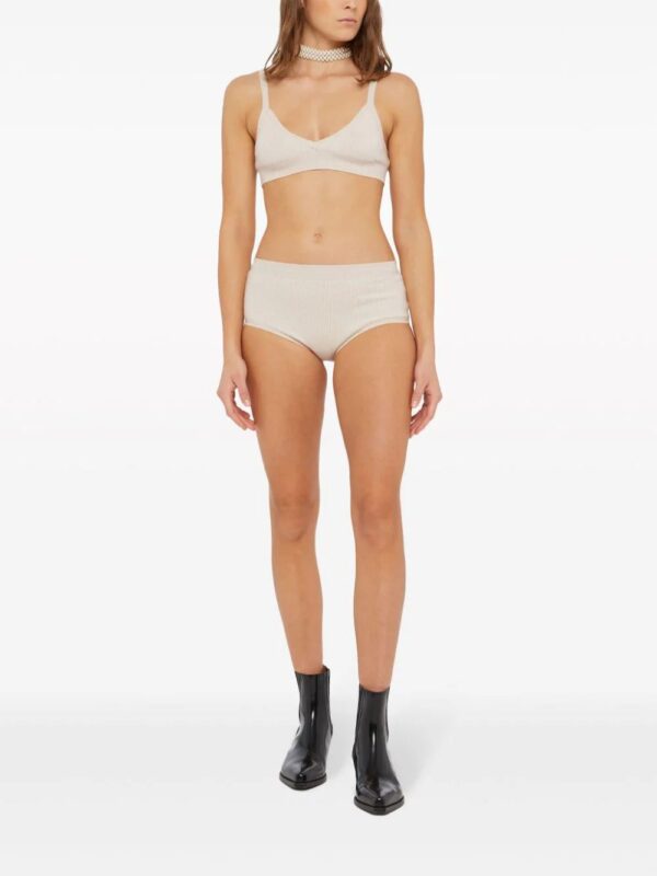 Alanui  knitted cashmere bralette - Image 4