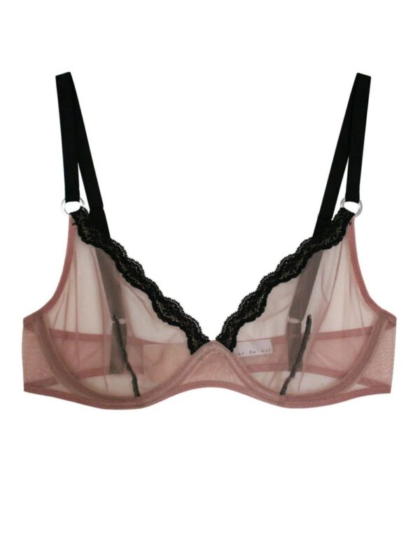 Fleur Du Mal  Demi sheer tulle bra