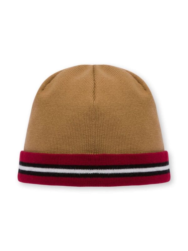 Moschino logo-appliqué virgin wool beanie - Image 2