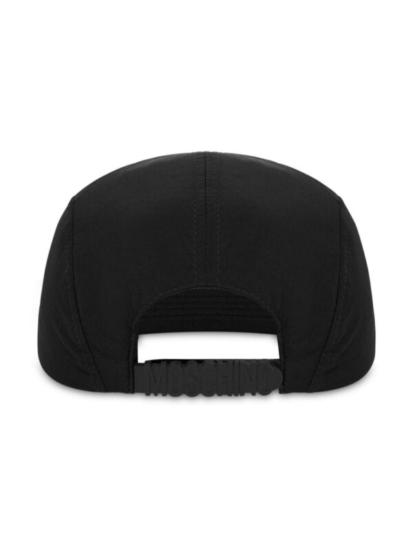 Moschino logo-appliqué zip-detail cap - Image 3
