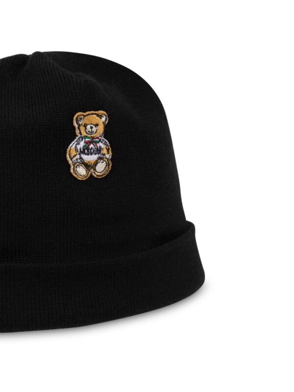 Moschino Teddy Bear virgin wool beanie - Image 3