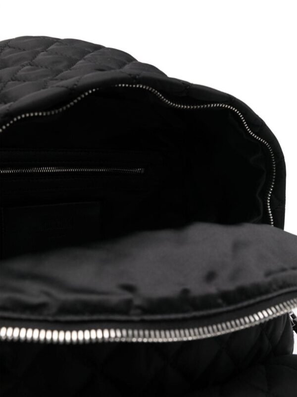 Moschino logo lettering quilted backpack - Image 5