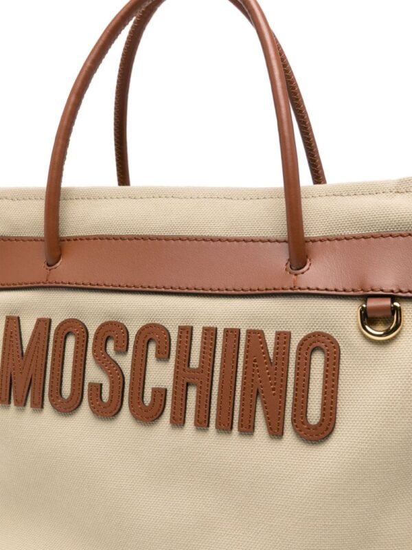 Moschino logo-lettering tote bag - Image 4