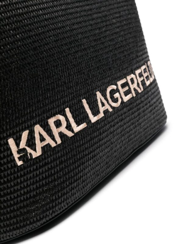 Karl Lagerfeld K/Essential raffia tote bag - Image 4