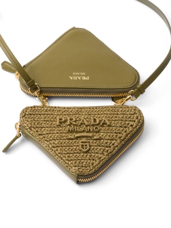 Prada Woven fabric mini-pouch - Image 3