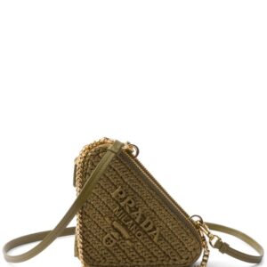 Prada Woven fabric mini-pouch