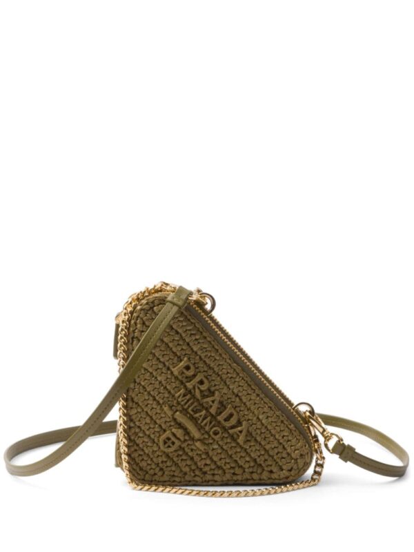 Prada Woven fabric mini-pouch
