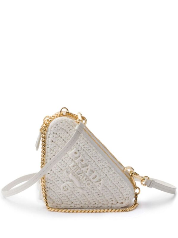 Prada Woven fabric mini-pouch