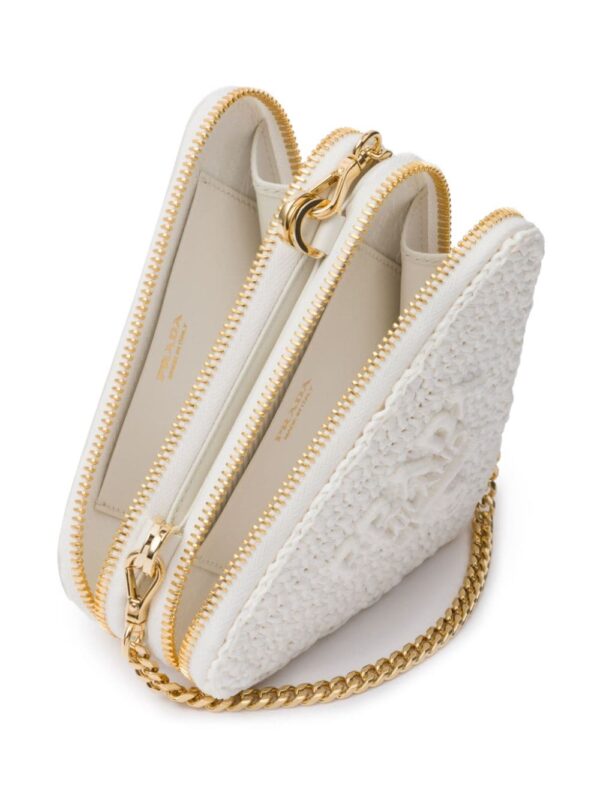 Prada Woven fabric mini-pouch - Image 5