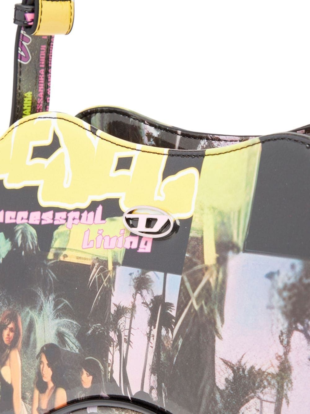 Diesel Play graphic-print shoulder bag - Image 5