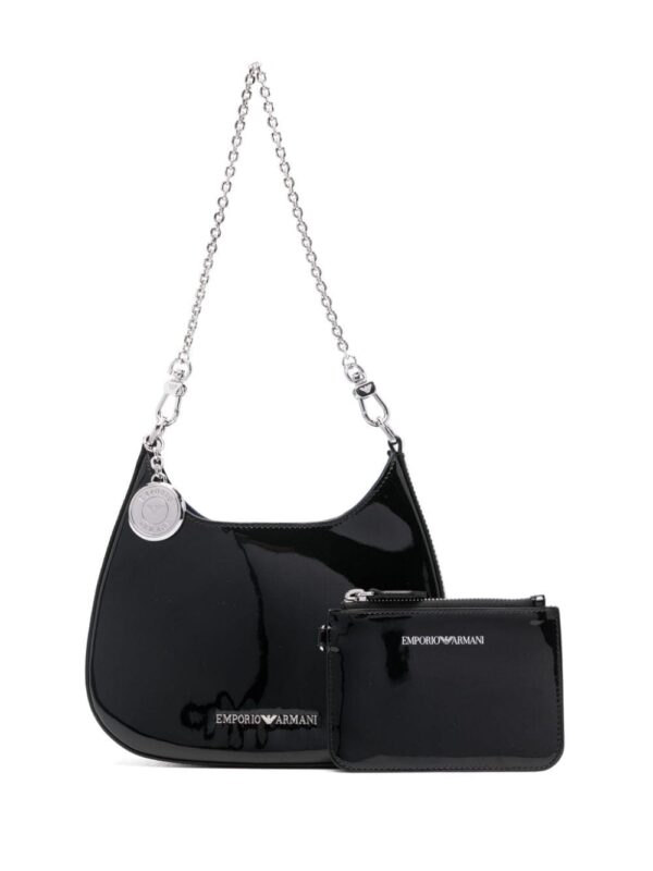 Emporio Armani logo-lettering cross body bag - Image 5