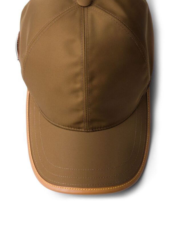 Prada Re-Nylon triangle-logo baseball cap - Image 3