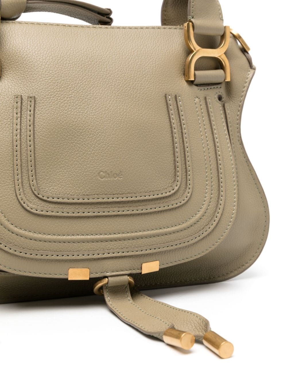 Chloé small Marcie leather tote bag - Image 4