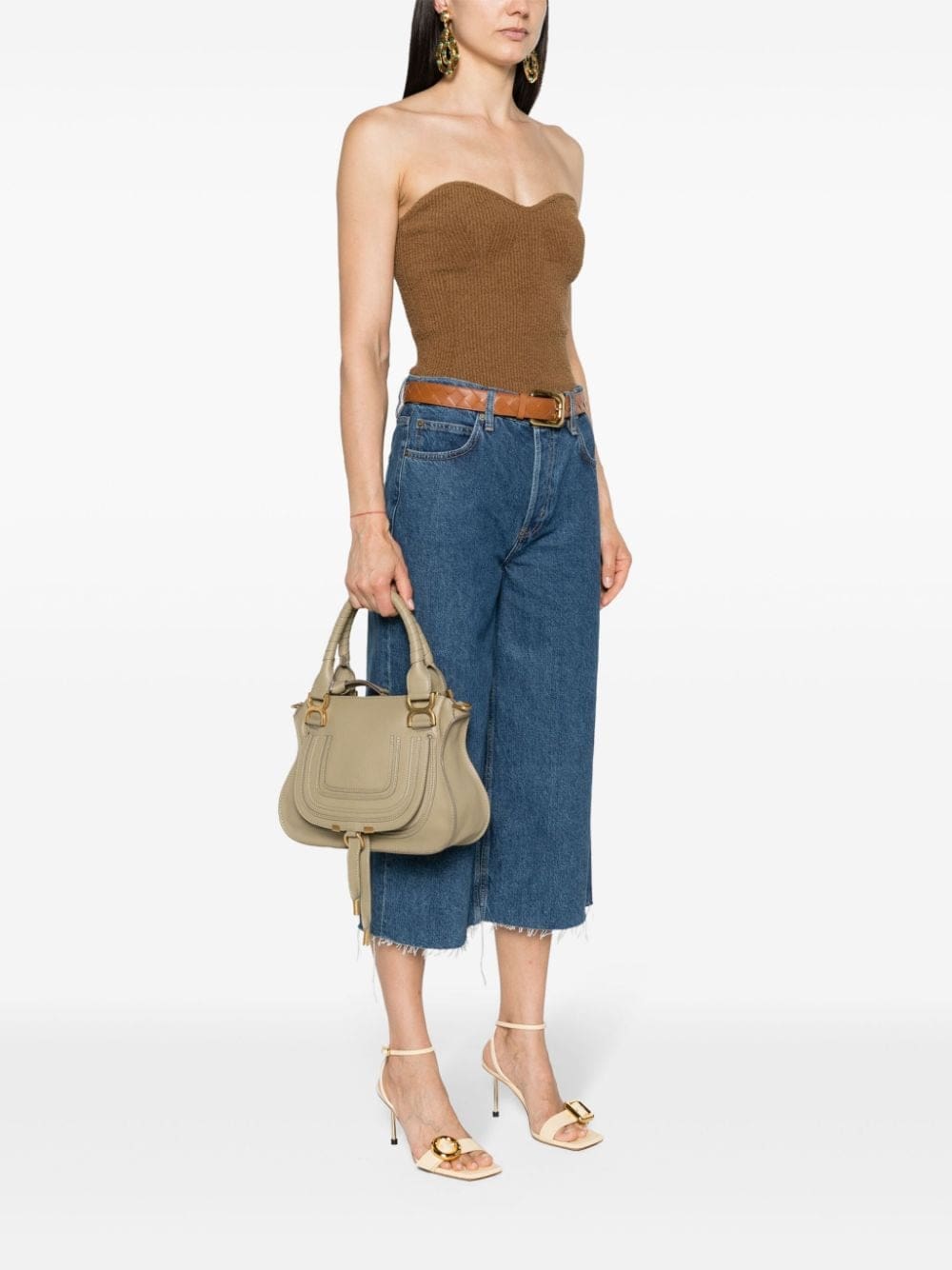 Chloé small Marcie leather tote bag - Image 2