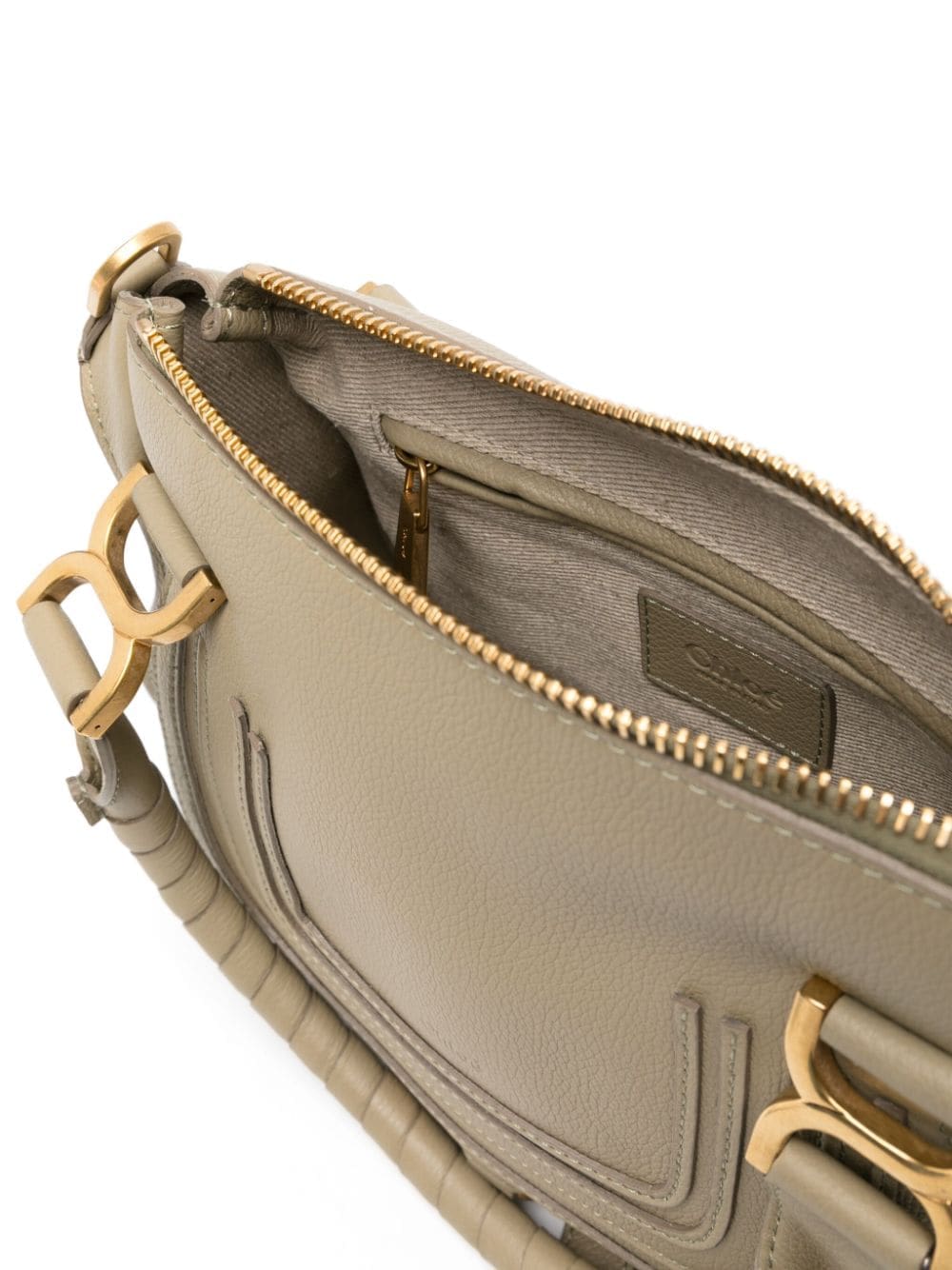 Chloé small Marcie leather tote bag - Image 5