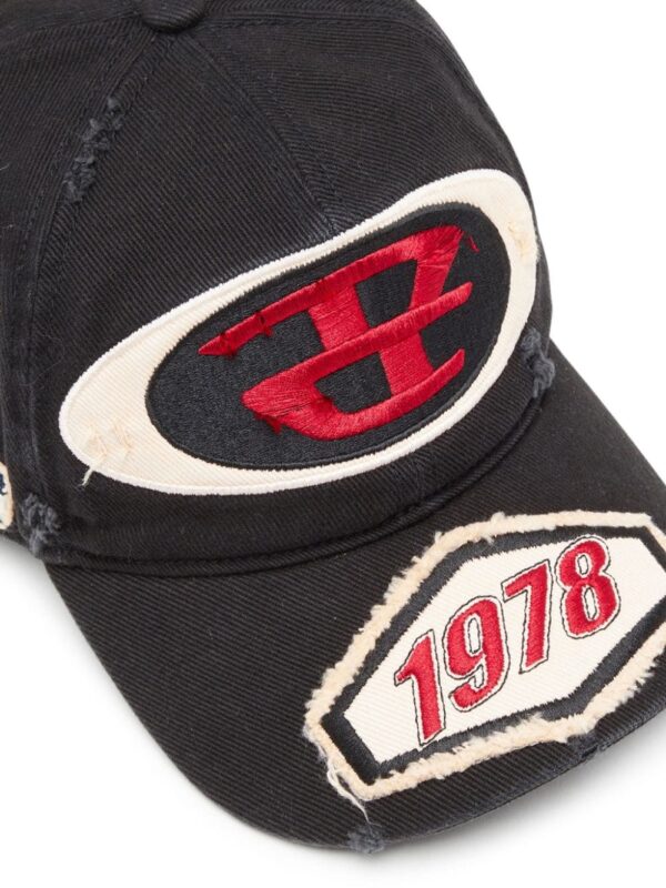 Diesel C-Braff distressed-effect cap - Image 3