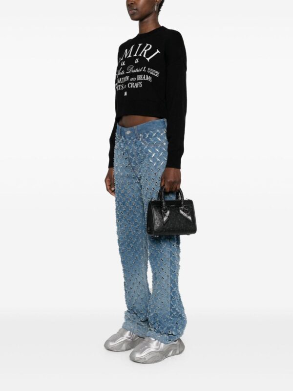 AMIRI star-patch leather mini bag - Image 2