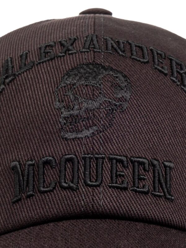 Alexander McQueen logo-embroidered cap - Image 3