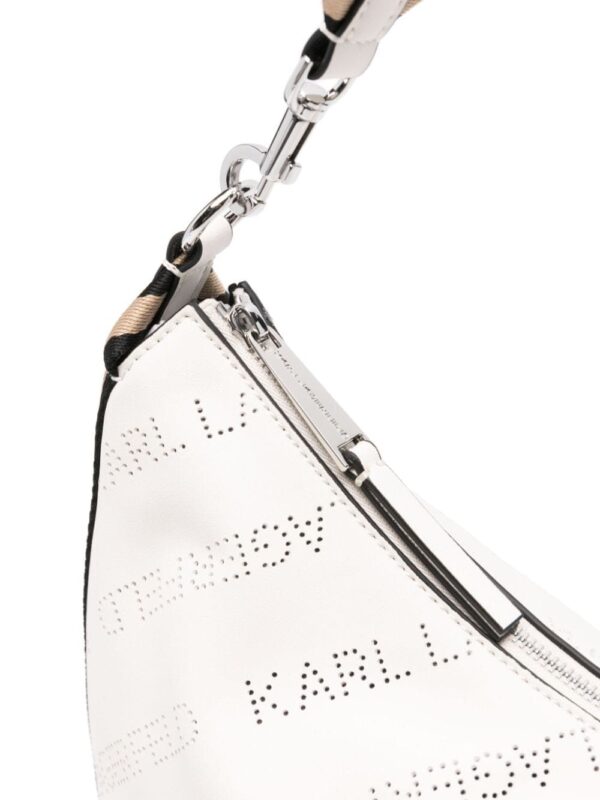 Karl Lagerfeld K/Moon perforated-logo shoulder bag - Image 4