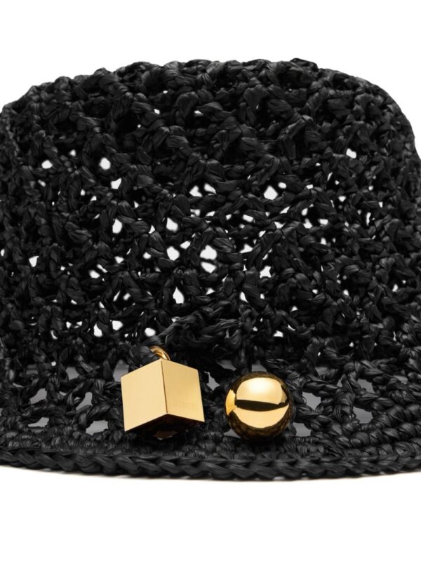 Jacquemus Le Bob Spiaggia raffia bucket hat - Image 2