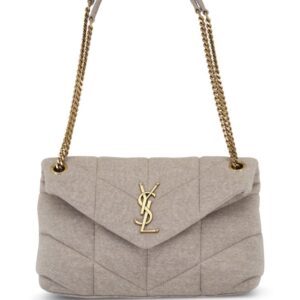 Saint Laurent Puffer wool shoulder bag