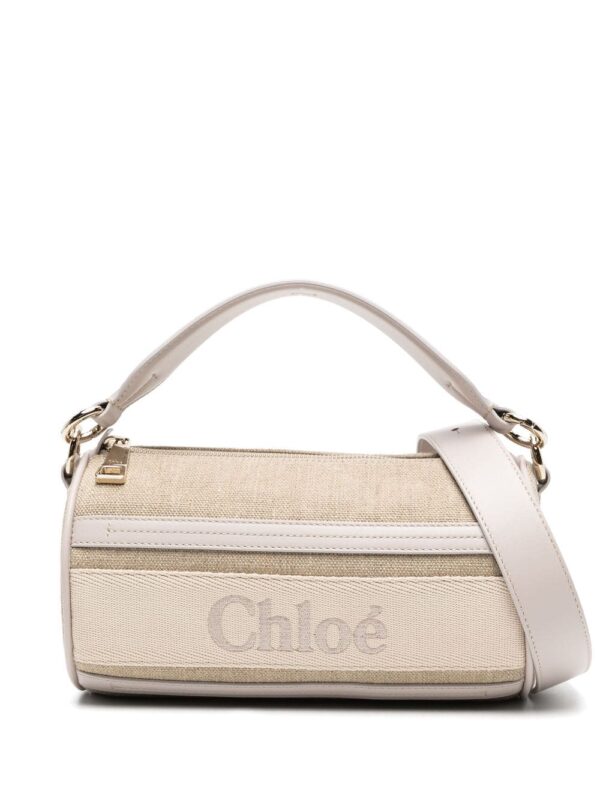 Chloé Tube linen shoulder bag