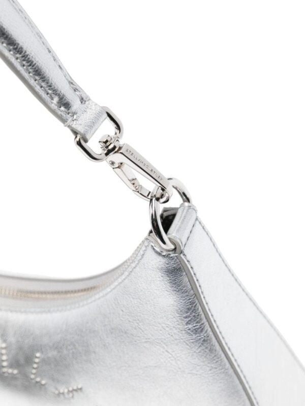 Stella McCartney studded-logo metallic shoulder bag - Image 4