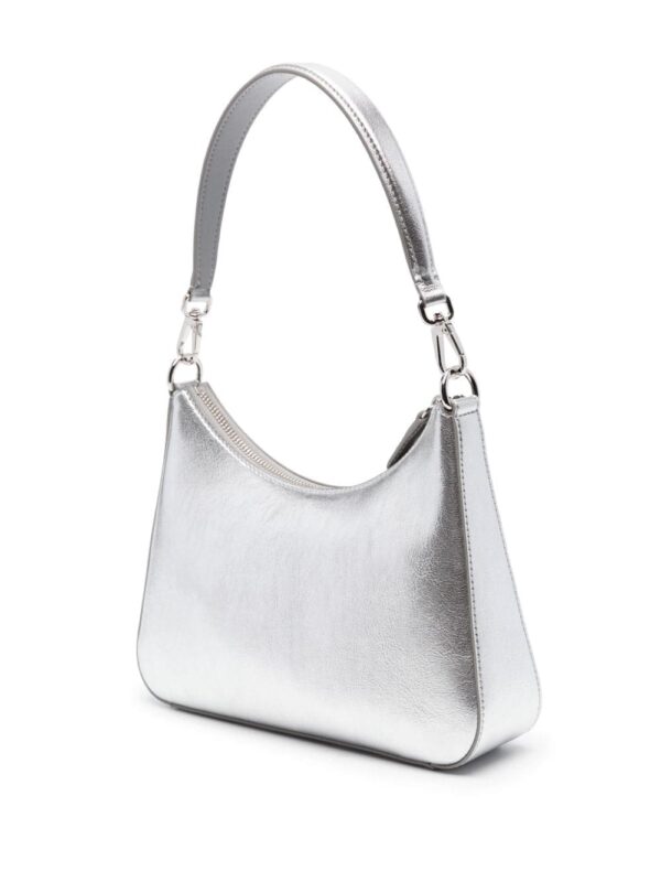 Stella McCartney studded-logo metallic shoulder bag - Image 3