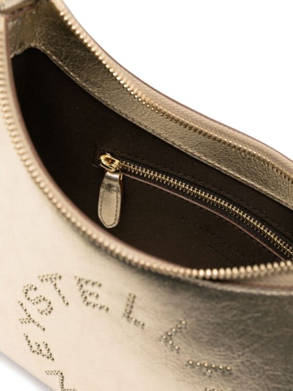 Stella McCartney studded-logo metallic shoulder bag - Image 5