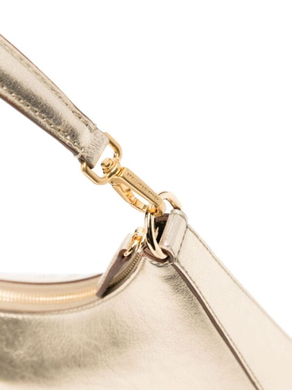 Stella McCartney studded-logo metallic shoulder bag - Image 4