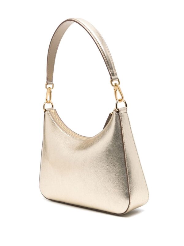 Stella McCartney studded-logo metallic shoulder bag - Image 3