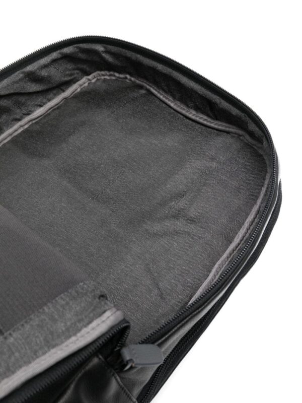 PIQUADRO logo-plaque leather laptop backpack - Image 4