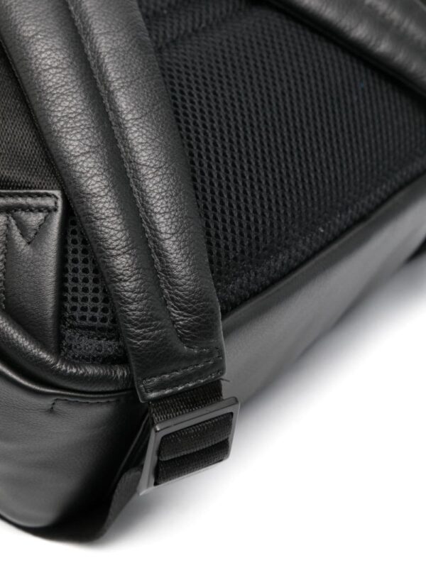 PIQUADRO logo-plaque leather laptop backpack - Image 3