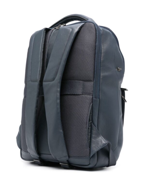 PIQUADRO Akron logo-lettering leather backpack - Image 2