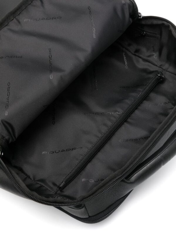 PIQUADRO logo-plaque laptop backpack - Image 4