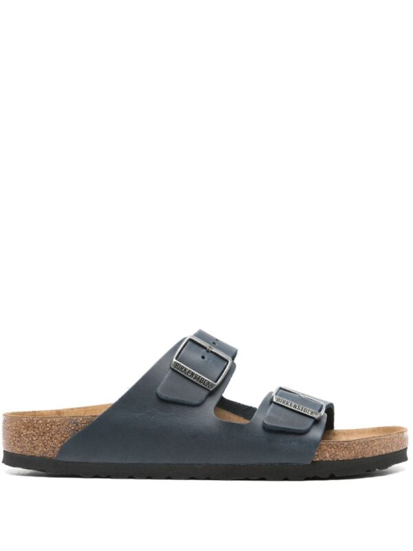 Birkenstock logo-debossed leather sandals